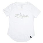 Zildjian Women's White Logo Tee