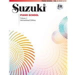 Suzuki Piano School New International Edition Piano Book w/ CD - Volume 1