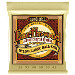 Ernie Ball Earthwood 80/20 Bronze Nylon Ball End Folk/Classical Guitar Strings - 28-42