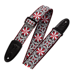 Levy's Hootennany Series Guitar Strap - Red/White