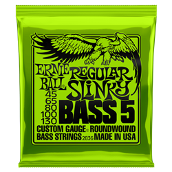 Ernie Ball Regular Slinky Nickel Wound 5-String Bass Set - 45-130