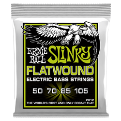 Ernie Ball Regular Slinky Flatwound Electric Bass Strings - 50-105