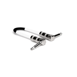 Guitar Patch Cable, Hosa Right-angle to Same, 12 in CPE112