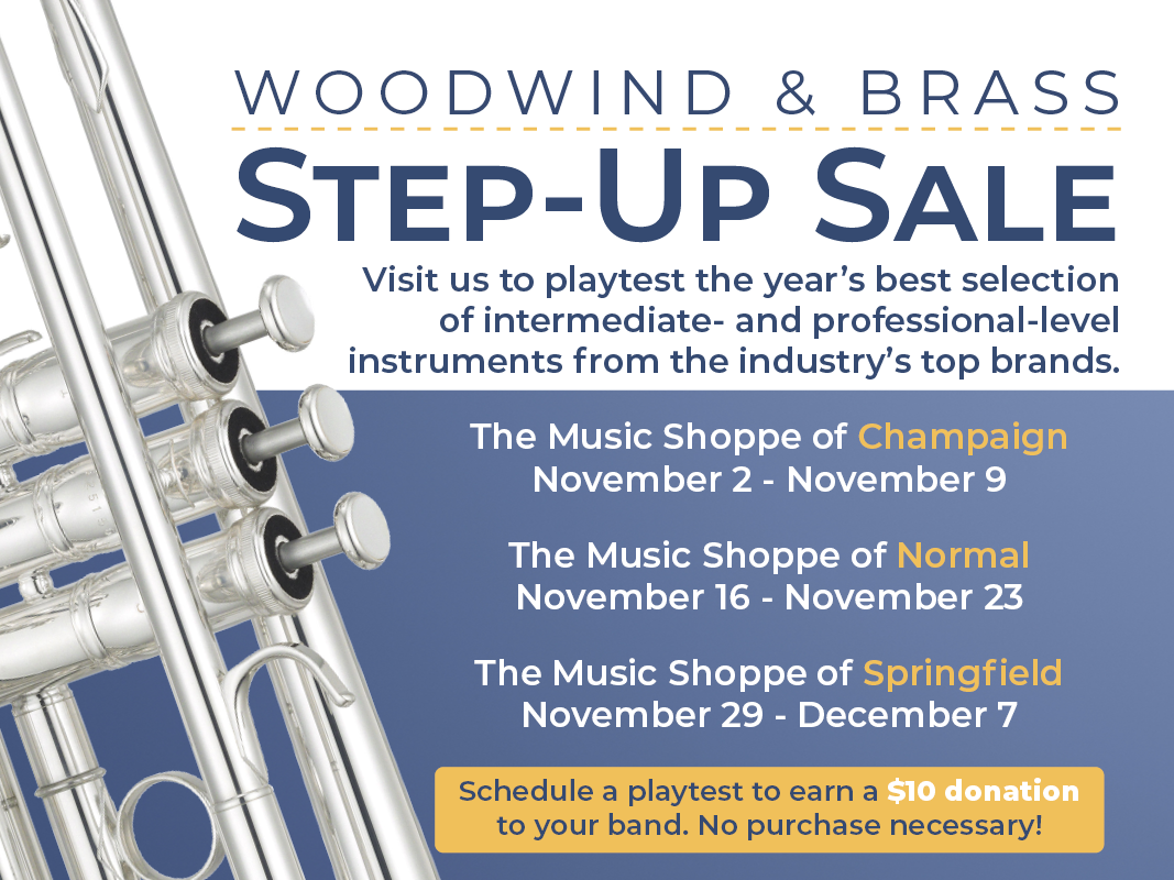 The Music Shoppe's Step-Up Sale