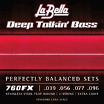 LaBella 760FS Flatwound Bass Strings - 45-105