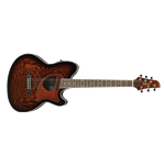 Ibanez Talman TCM50 Acoustic/Electric Guitar - Vintage Brown Sunburst