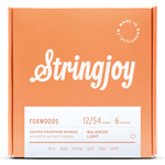 Stringjoy Foxwoods Light Guage (12-54) Coated Phosphor Bronze Acoustic Guitar Strings