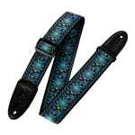Levy's Hootenanny Series Guitar Strap - Gold/White