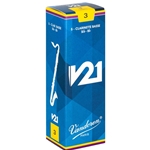 Vandoren V21 Bass Clarinet Reeds, Box/5 CR82