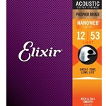Elixir Acoustic Nanoweb Phosphor Bronze Guitar Strings