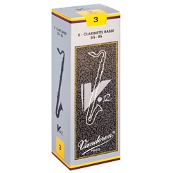 Vandoren V12 Bass Clarinet Reeds, Box/5 CR62