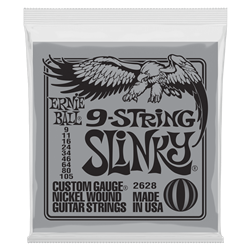 Ernie Ball 9-String Slinky Electric Guitar Strings - 9-105