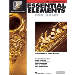 Essential Elements for Band: Alto Sax Book 2 w/ EEi