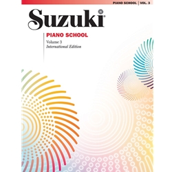 Suzuki Piano School International Edition Piano Book - Volume 3