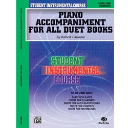 Student Instrumental Course: Duets, Level 1 - Piano Accompaniment for All Duet Books