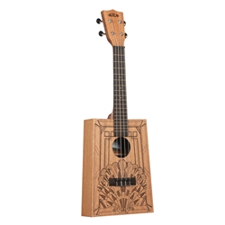 Kala Art Deco Cigar Box Concert Ukulele