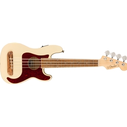 Fender Fullerton P Bass Uke - Olympic White