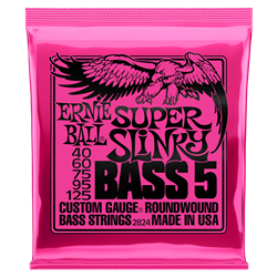 Ernie Ball Super Slinky Nickel Wound 5-String Bass Set - 40-125