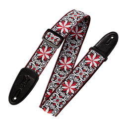 Levy's Hootennany Series Guitar Strap - Red/White