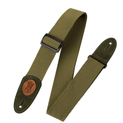Levy's Signature Cotton Series Guitar Strap - Green