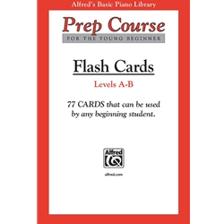 Alfred's Basic Piano Prep Course: Flash Cards - Levels A & B