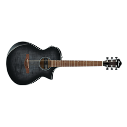 Ibanez AEWC400 Acoustic-Electric Guitar - Transparent Black Sunburst