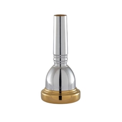 Bach Classic Trombone Mouthpiece - Large Shank, Gold Rim, 5G