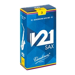 Vandoren V21 Alto Sax Reeds, Box/10 SR81