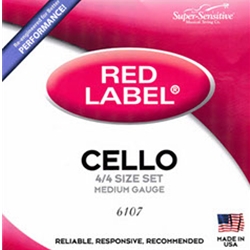 Super-Sensitive Red Label Cello String Set