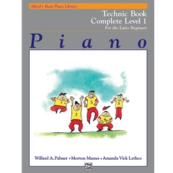 Alfred's Basic Piano Library: Technic Book Complete Level 1 (1A/1B)