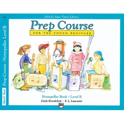 Alfred's Basic Piano Prep Course: Notespeller Book B