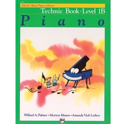 Alfred's Basic Piano Library: Technic Book 1B