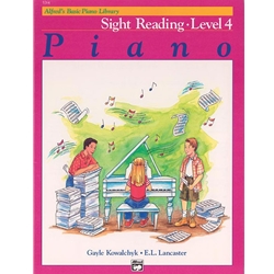 Alfred's Basic Piano Library: Sight Reading Book 4