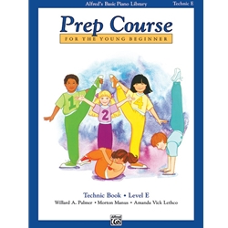 Alfred's Basic Piano Prep Course: Technic Book E