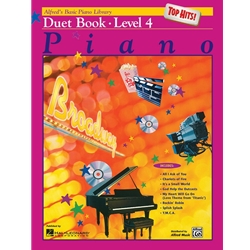 Alfred's Basic Piano Library: Top Hits! Duet Book 4