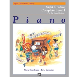 Alfred's Basic Piano Library: Sight Reading Book Comlete Level 1 (1A/1B)