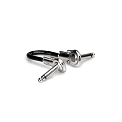 Hosa Guitar Patch Cable, Low-profile Right-angle to Same, 6 in IRG-100.5