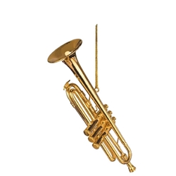 Trumpet Christmas Tree Ornament