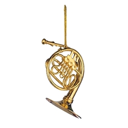 French Horn Christmas Tree Ornament