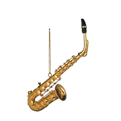 Saxophone Christmas Tree Ornament