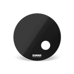 Evans EQ3 Smooth Black Reso Bass Drumhead