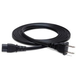 Hosa Power Cord - IEC C7 to NEMA 1-15P